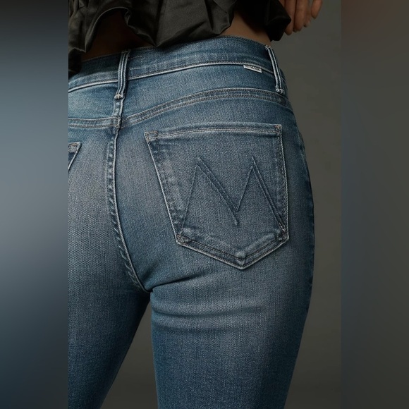 MOTHER The Insider Crop Step Fray Size 28 NWT - Picture 4 of 15